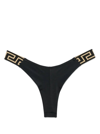 Greca-Detailing Bikini Bottoms