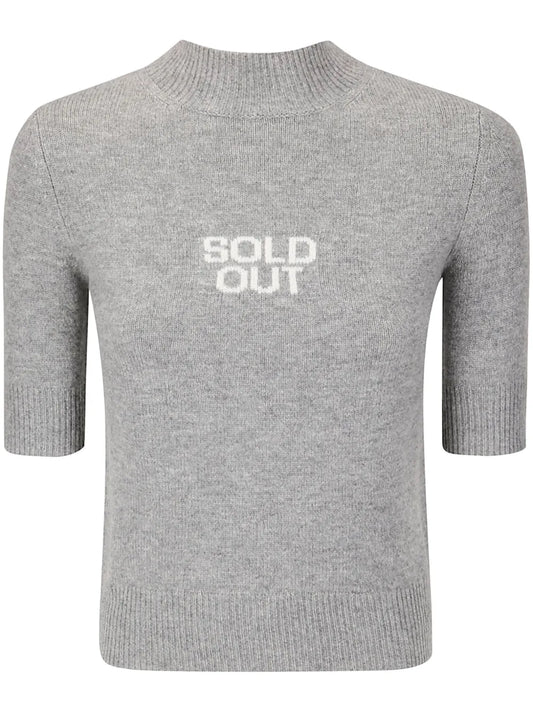 Short-Sleeve Knitted Top
