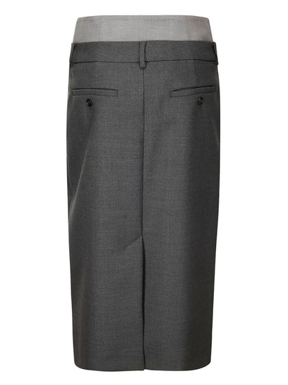 Tailored Midi Skirt