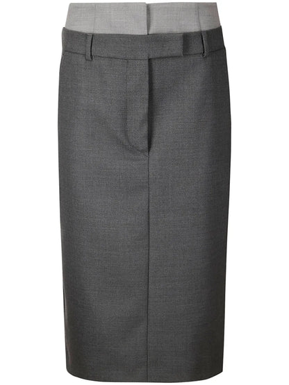 Tailored Midi Skirt