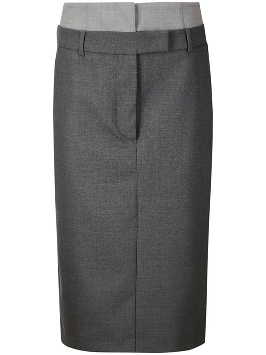 Tailored Midi Skirt