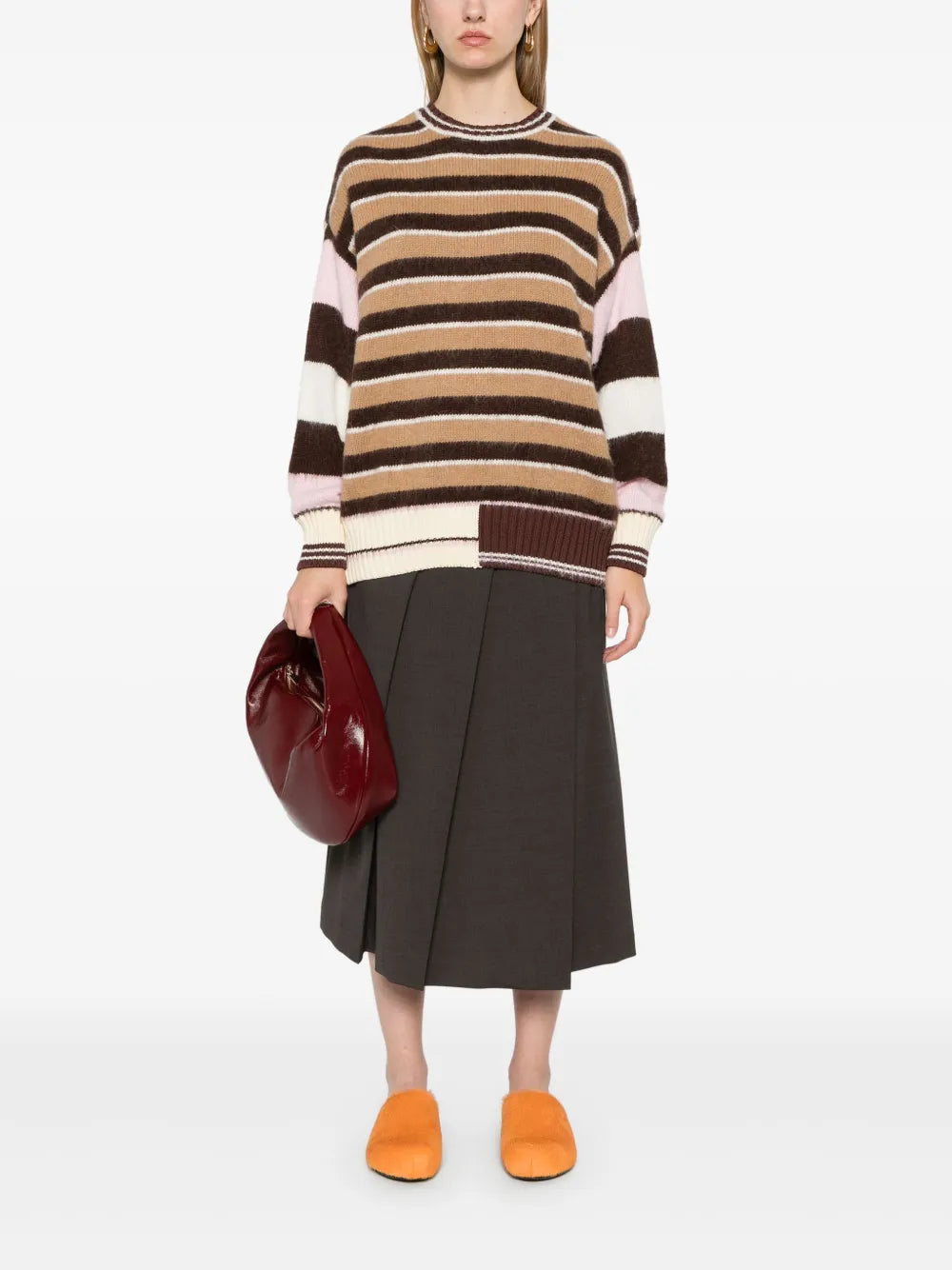 Long-Sleeve Crew-Neck Sweater