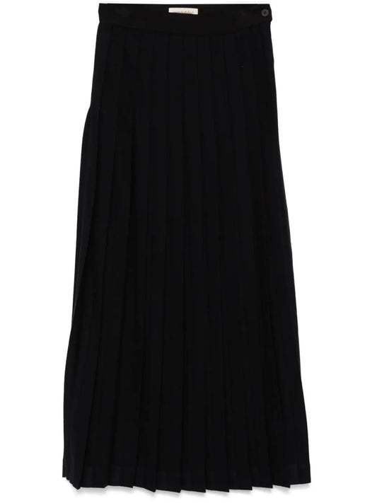 Pleated Maxi Skirt