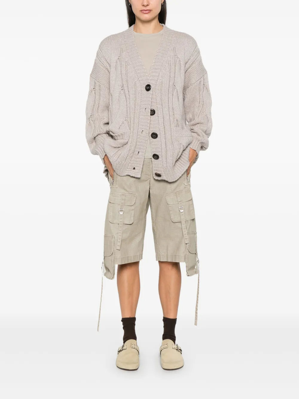 Cable-Knit Cardigan