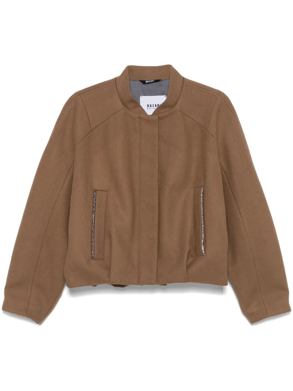 Crystal-Embellishment Jacket