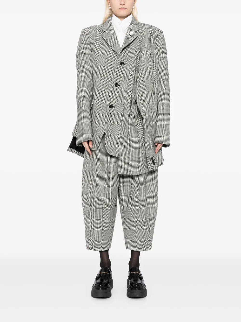 Asymmetric Hem Blazer