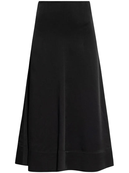 Flared Midi Skirt