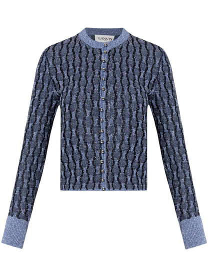 Metallic Knitted Cardigan