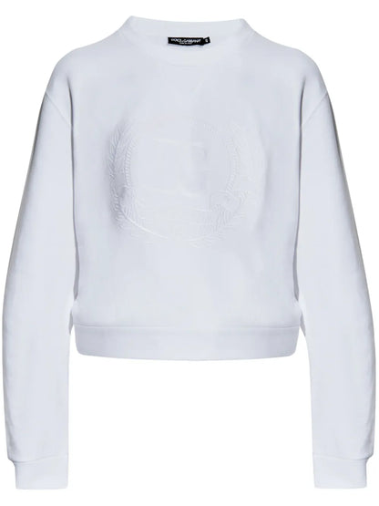 Logo-Embroidery Sweatshirt