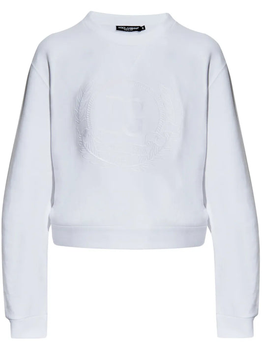 Logo-Embroidery Sweatshirt