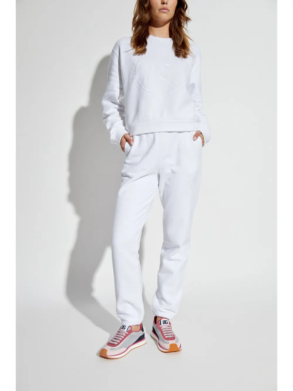 Logo-Embroidery Sweatshirt