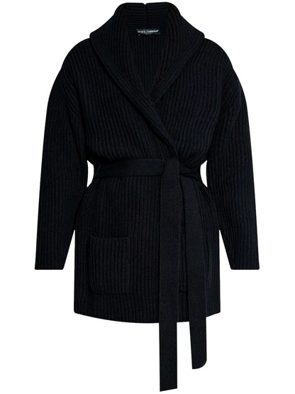 Ribbed-Knit Cardigan