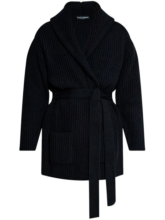 Ribbed-Knit Cardigan