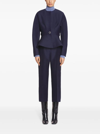 Peplum-Hem Jacket
