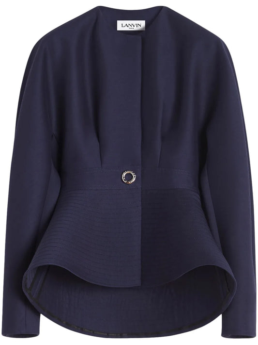 Peplum-Hem Jacket