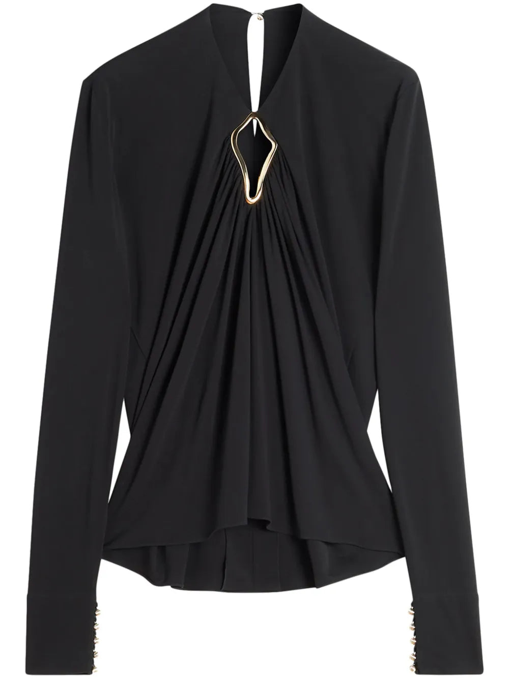 Cut-Out Blouse
