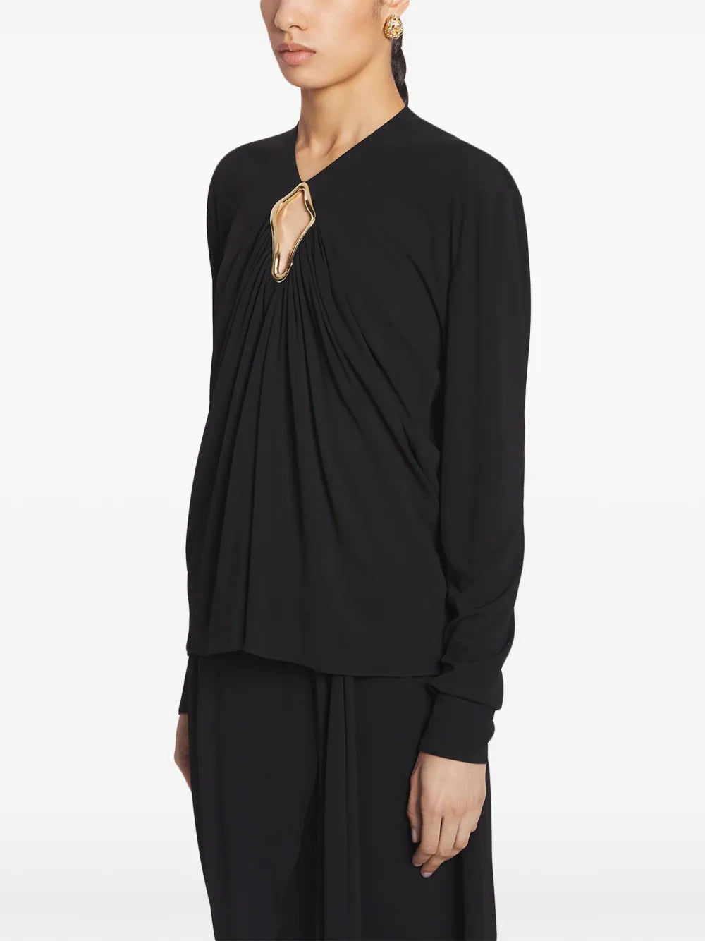 Cut-Out Blouse