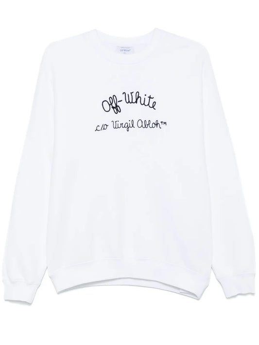 Logo-Embroidery Sweatshirt