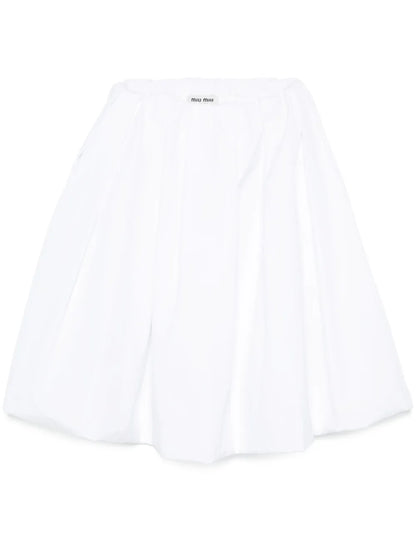 Poplin Midi Skirt