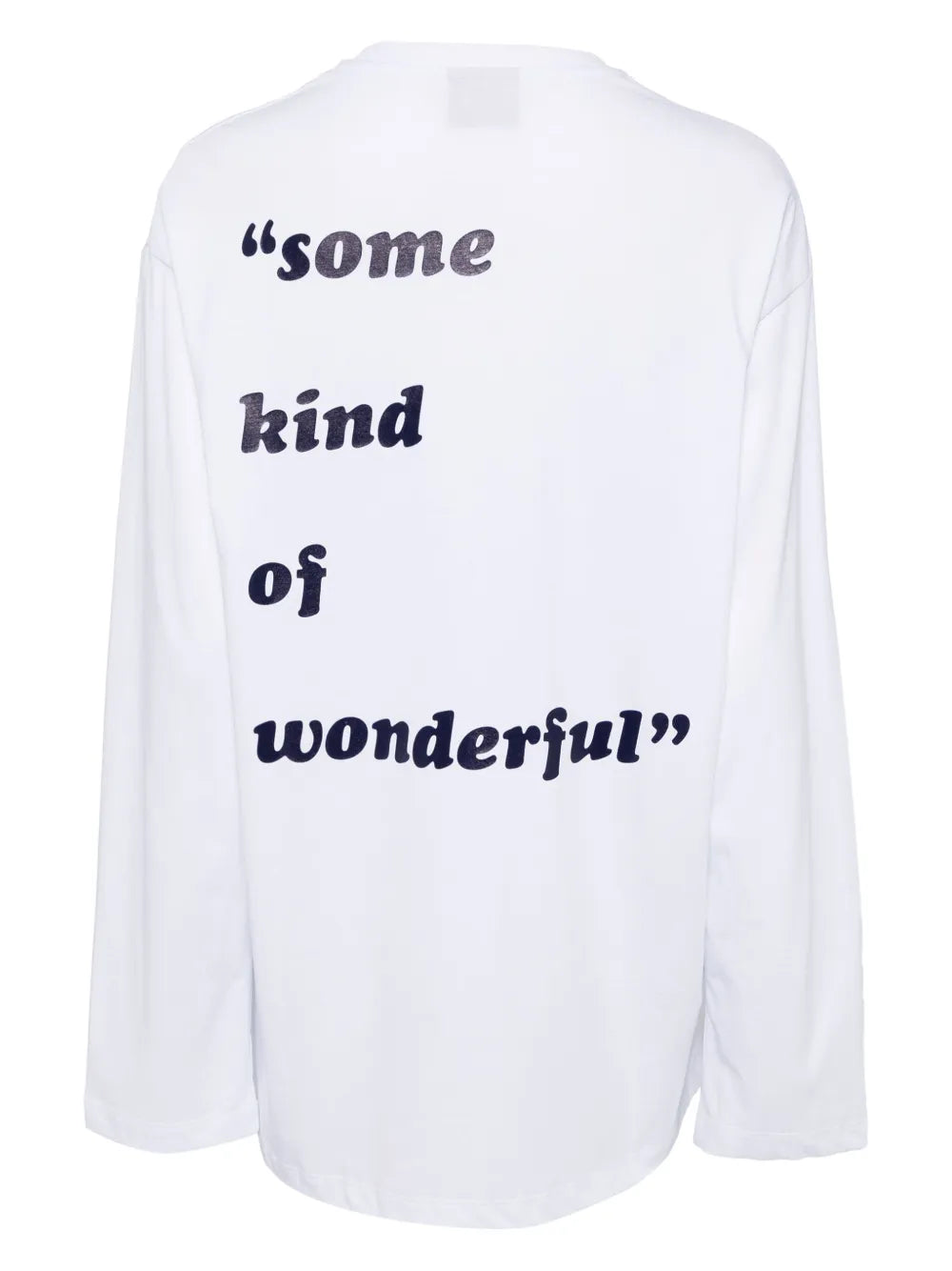 Smiley-Motif Long-Sleeved T-Shirt
