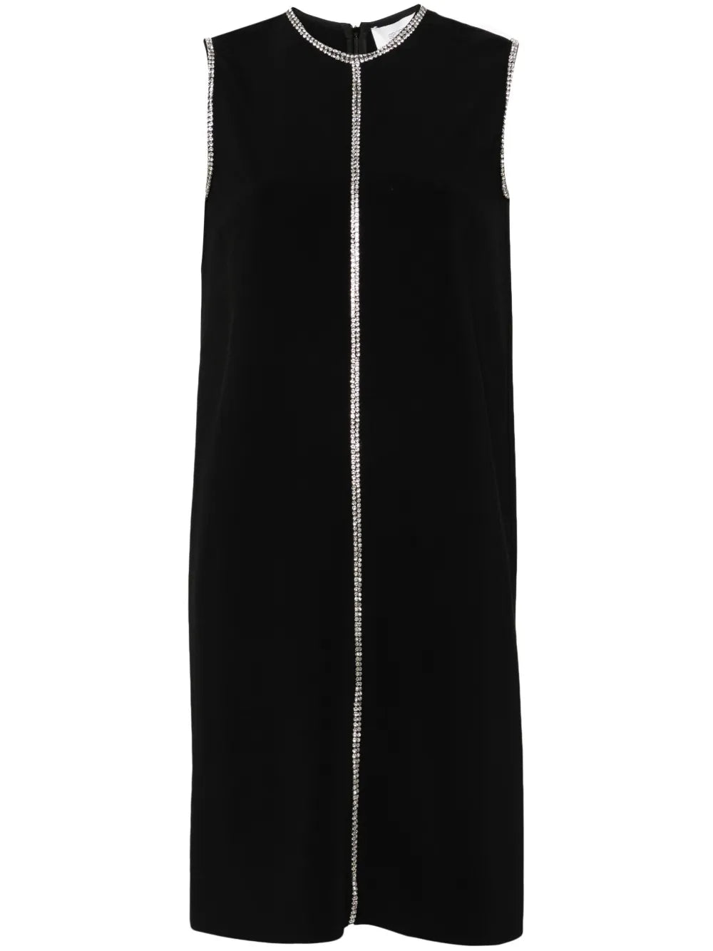 Crystal-Embellished Mini Dress