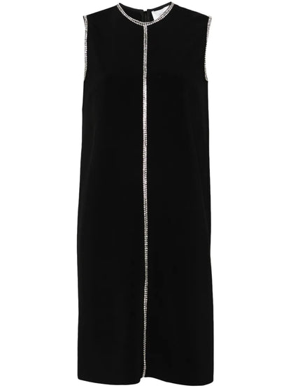 Crystal-Embellished Mini Dress
