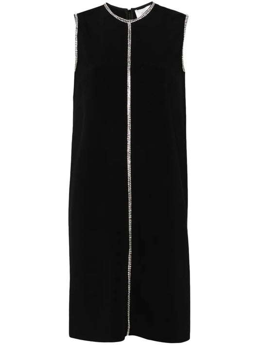 Crystal-Embellished Mini Dress
