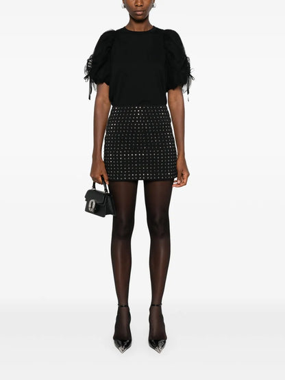 Studded Mini Skirt