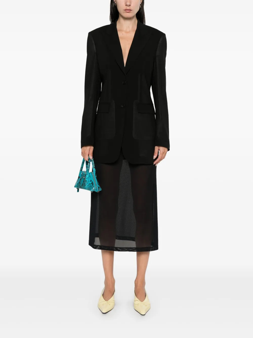 Wool Single-Breasted Blazer