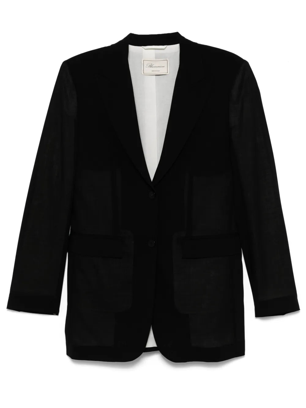 Wool Single-Breasted Blazer
