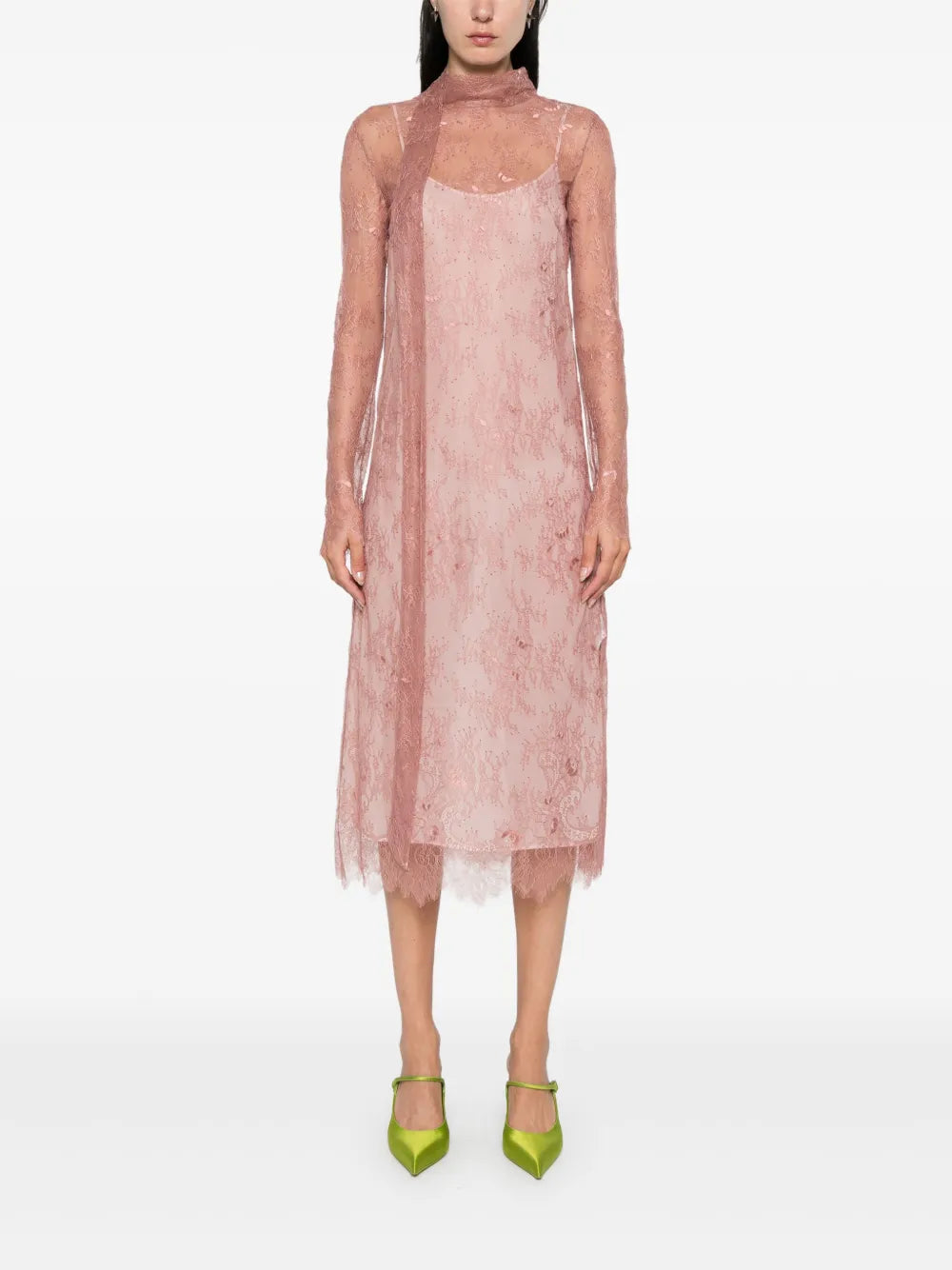 Chantilly-Lace Maxi Dress