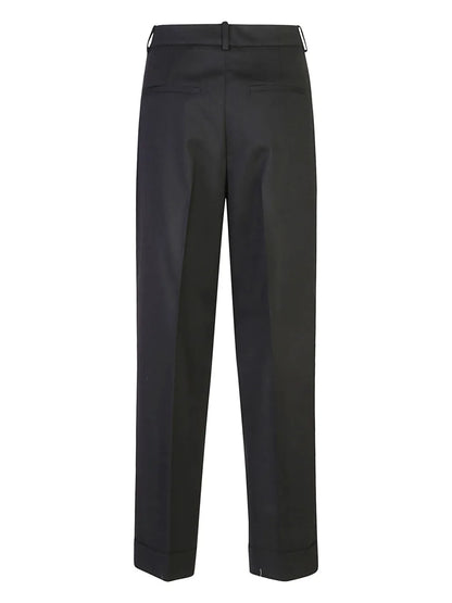 Beaded-Trim Trousers