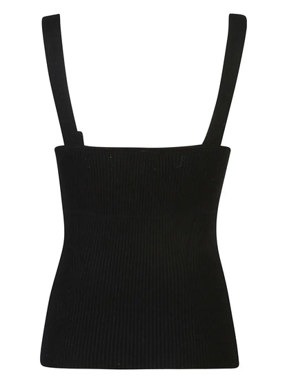 Logo-Embellished Knitted Top