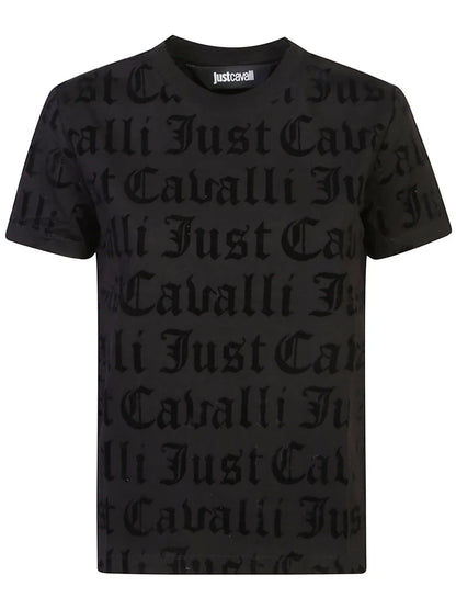 Flocked-Logo T-Shirt