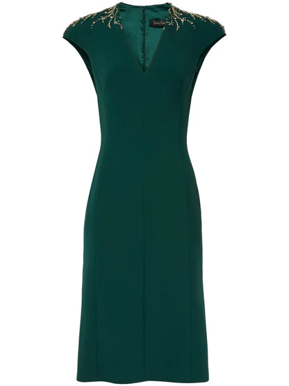 Ardila Crystal-Embellished Midi Dress