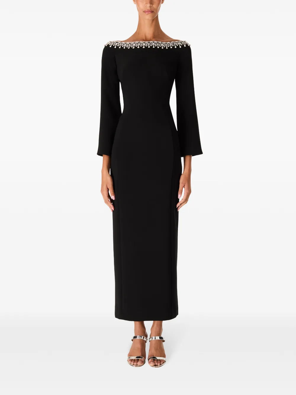 Lima Crystal-Embellished Midi Dress