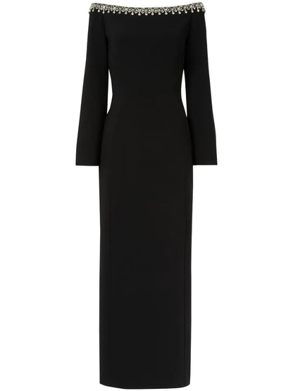 Lima Crystal-Embellished Midi Dress