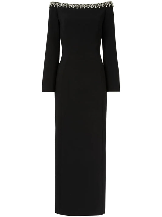 Lima Crystal-Embellished Midi Dress