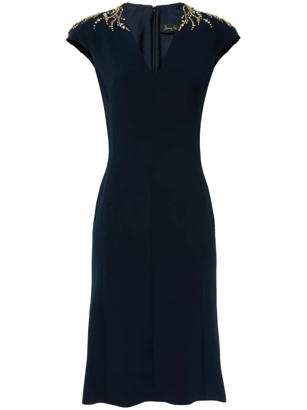 Ardila Crystal-Embellished Midi Dress