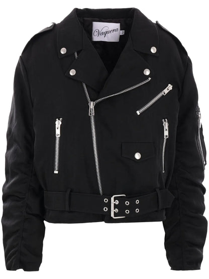 Zipped Biker Jacket