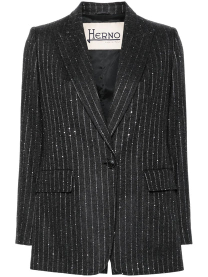 Pinstriped Blazer