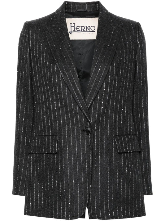 Pinstriped Blazer