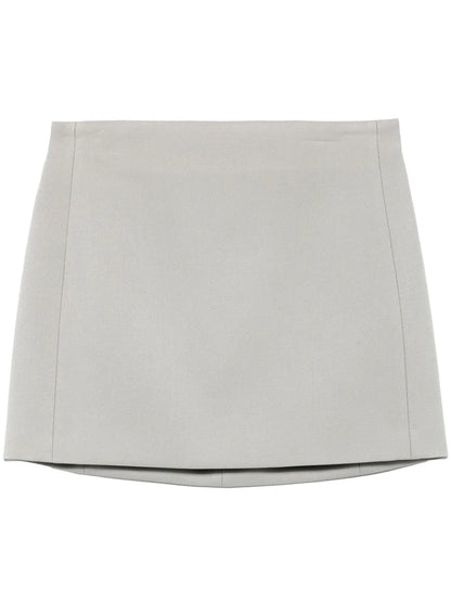 Virgin-Wool Mini Skirt