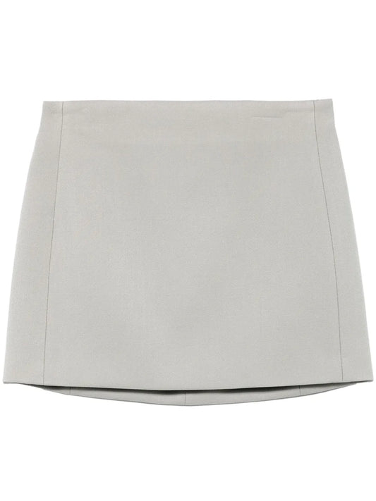 Virgin-Wool Mini Skirt