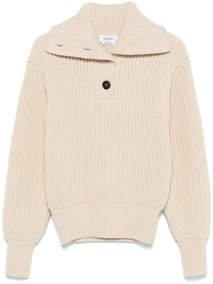 Ribbed-Knit Sweater