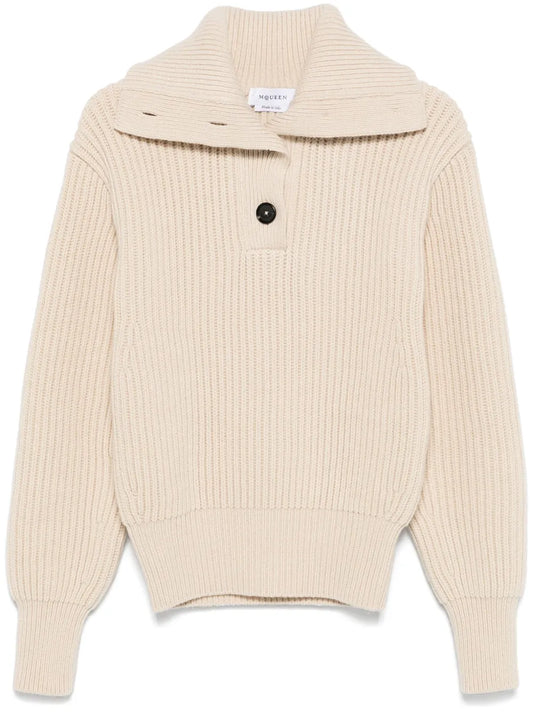 Ribbed-Knit Sweater