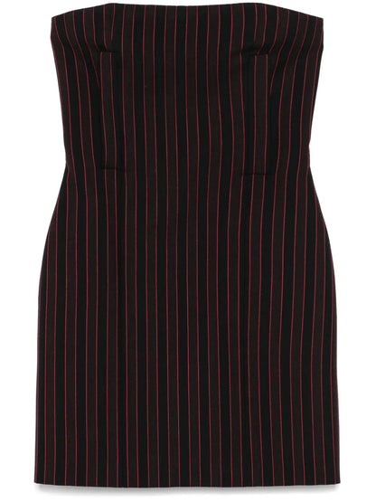 Pinstriped Mini Dress