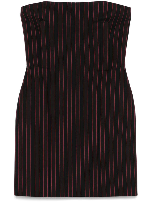 Pinstriped Mini Dress
