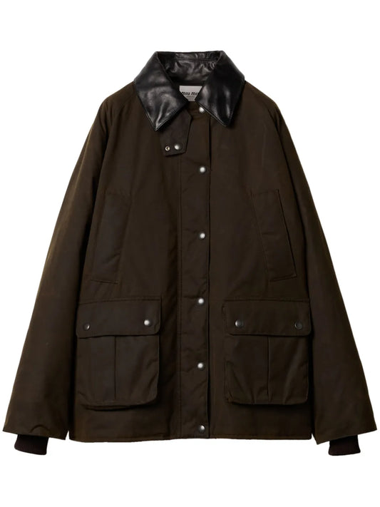 Waxed Canvas Blouson Jacket