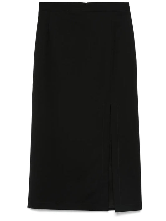 Side-Slit Pencil Skirt